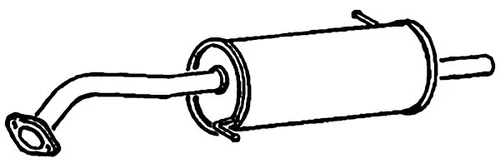 MAZDA 323 F/P Mk VI (BJ) 1.4 (BJ3P) 1.5 (BJ5W) 1998-2001 Exhaust Rear Silencer - Picture 3 of 4