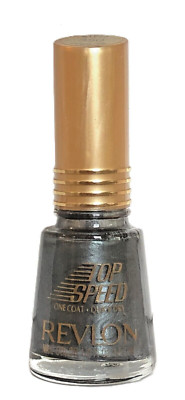 Revlon Top Speed One Coat Quick Dry Nail Polish #350 STEEL, Discontinued