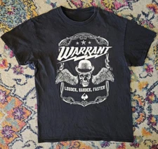 WARRANT Louder Harder Faster Tour Album Unisex T-Shirt Full Size TS033