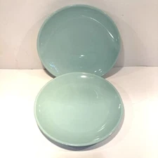 Project 62 Stoneware 7 1/2” Plates for  Dessert Salad Tea Plates Green Set Of 2