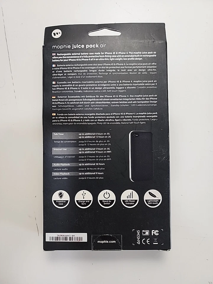 Mophie Juice Pack Air para iPhone 4s y iPhone 4 Foto 2 de 3