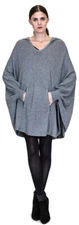 Cashmere Cape-Cashmere Capes-Cashmere Cape with Fur Trim-Cape-Capes-Coat-Ruana