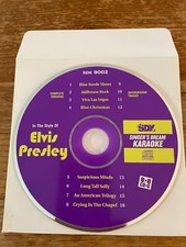 KARAOKE CD G ELVIS PRESLEY SDK9002 OLDIES ROCK MULTIPLEX CD USED