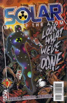 SOLAR, MAN OF THE ATOM -HELL ON EARTH #2 (1997) VF ACCLAIM