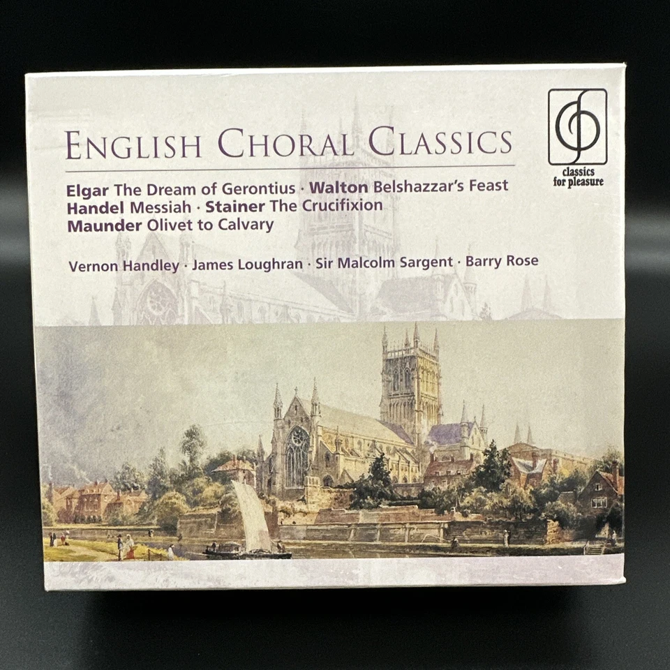 ENGLISH CHORAL CLASSICS Walton Elgar Handel Stainer [EMI 6 CD Set] SEALED RARE Foto 2 de 4