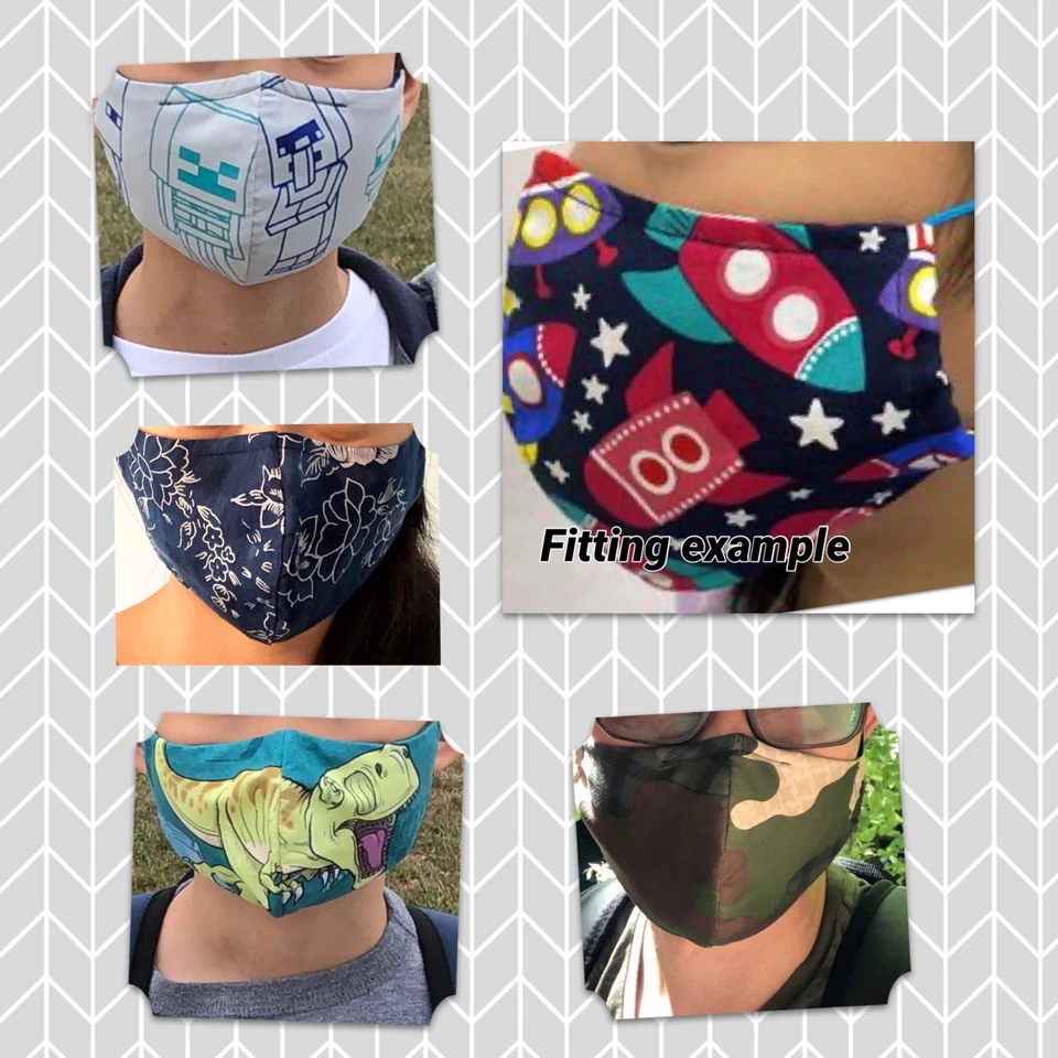 Paw Patrol Hypoallergenic face masks reusable washable nose bridge, with filter - Image 4 of 4