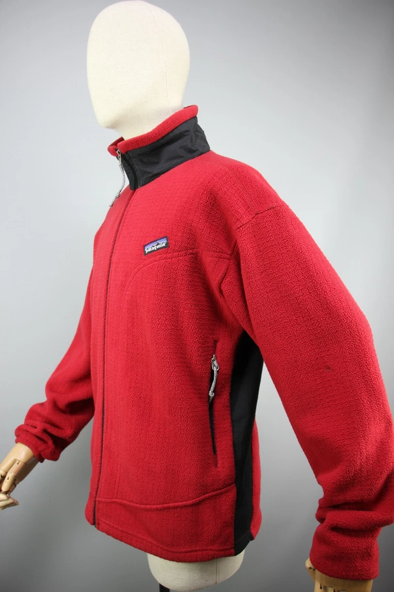 PATAGONIA Regulator Classic Vintage Windproof Red Fleece Zip