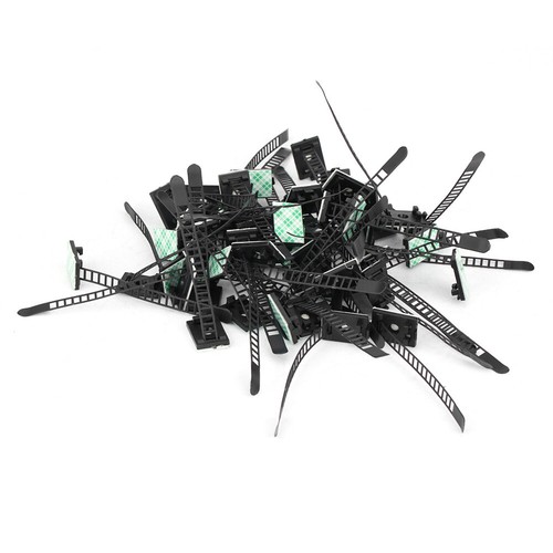 50pcs Self Adhesive Adjustable Clips Fastens Car Cable Wire Tie Clamp Organizer - Picture 9 of 12