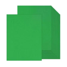 100 Sheets Green Cardstock 8.5 x 11 80lb Green Card Stock Thick Printer Paper...