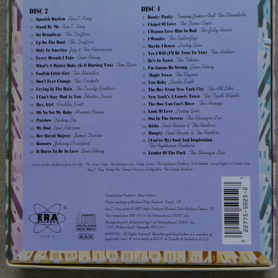 THE BRILL BUILDING SOUND - SINGERS & SONGWRITERS WHO ROCKED THE 60's (4 CDs) - Bild 4 von 4