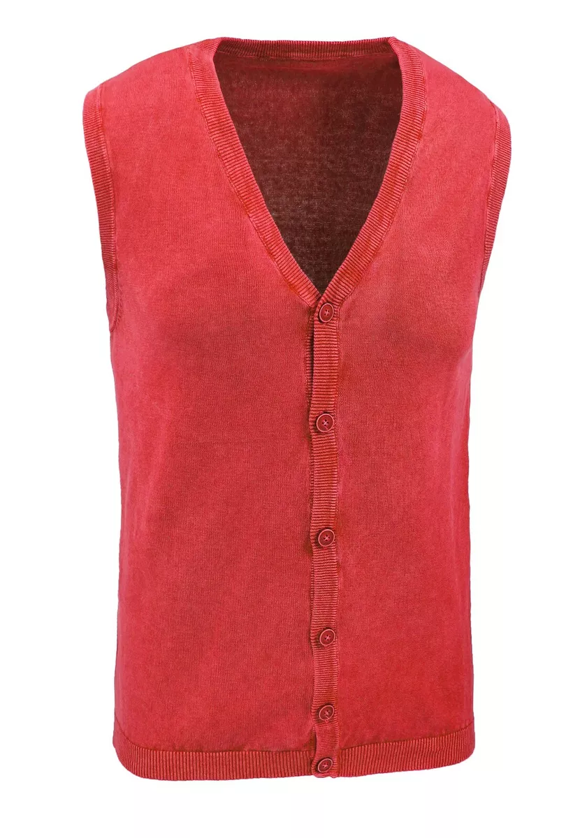 Cardigan smanicato uomo hot sale