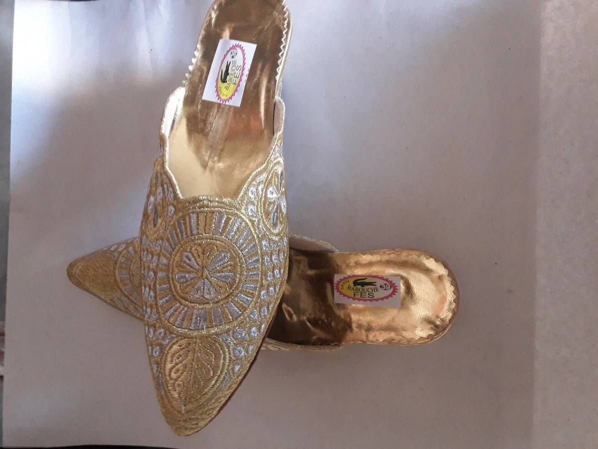 Slippers Babouche for Women Original Handmade Moroccan Tradition (balgha)