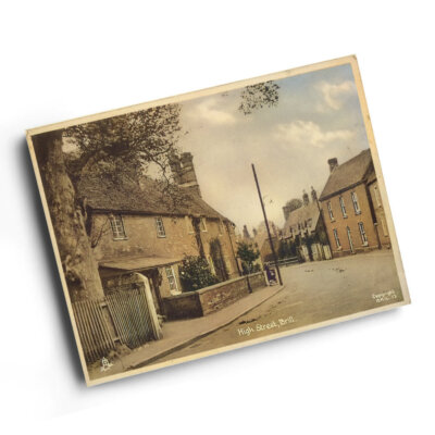 A3 PRINT - Vintage Buckinghamshire - High Street, Brill (b)