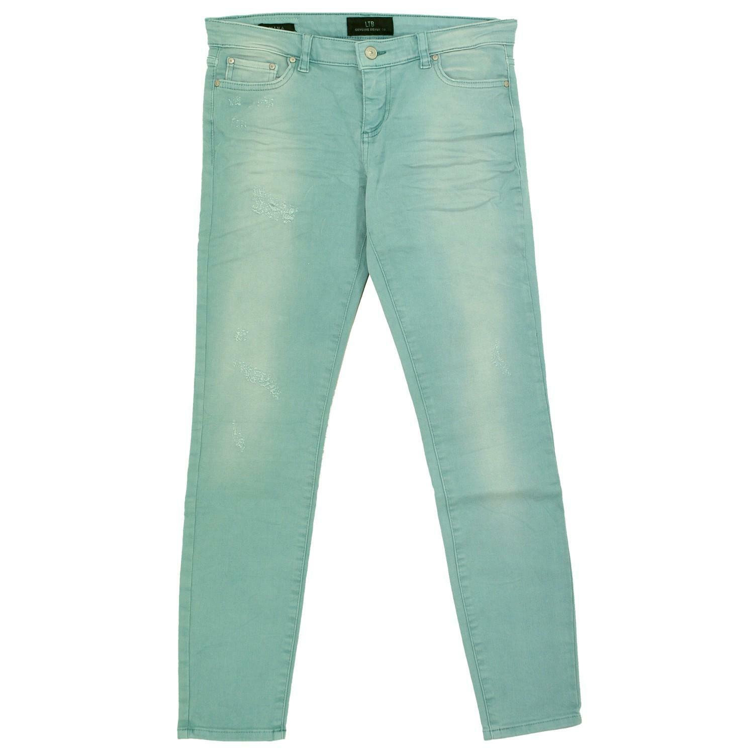 19613 LTB 7 8 Damen Jeans Hose MINA ANKLE Stretch sea Grün grün 19613 LTB 7 8 Damen Jeans Hose MINA ANKLE Stretch sea Grün grün