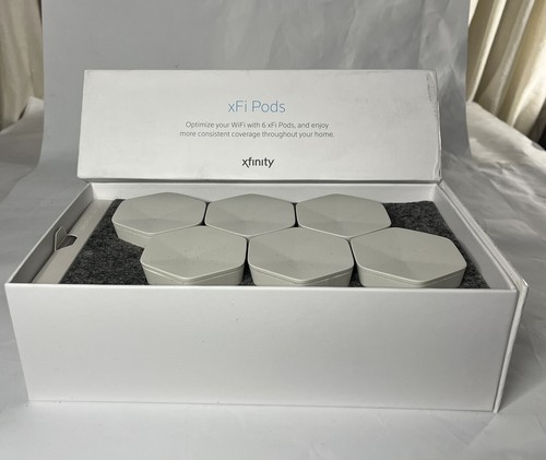XFI Pods WiFi Network Range Extenders XE1-S - Pack of 6, White Comcast Xfinity - Picture 5 of 5