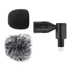 Mini Plug-in Smartphone Microphone  Mic Cardioid Pickup Type-C B2E6
