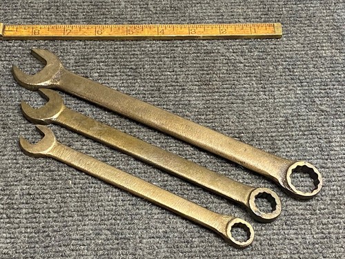 Ampco Non Sparking Aluminum Bronze Combination Wrench Set (3) 1/2, 9/16, 3/4” - Picture 6 of 6