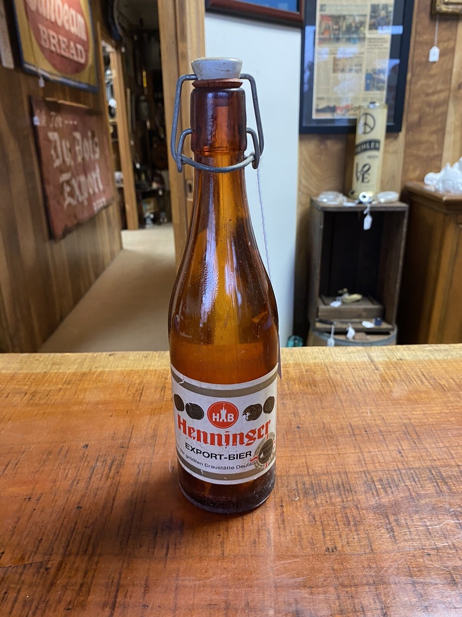 Vintage 1960's Henninger Beer Bottle | eBay