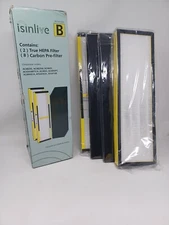 isinlive True HEPA Filter B Replacements w Activated Carbon Pre Filters FLT4825