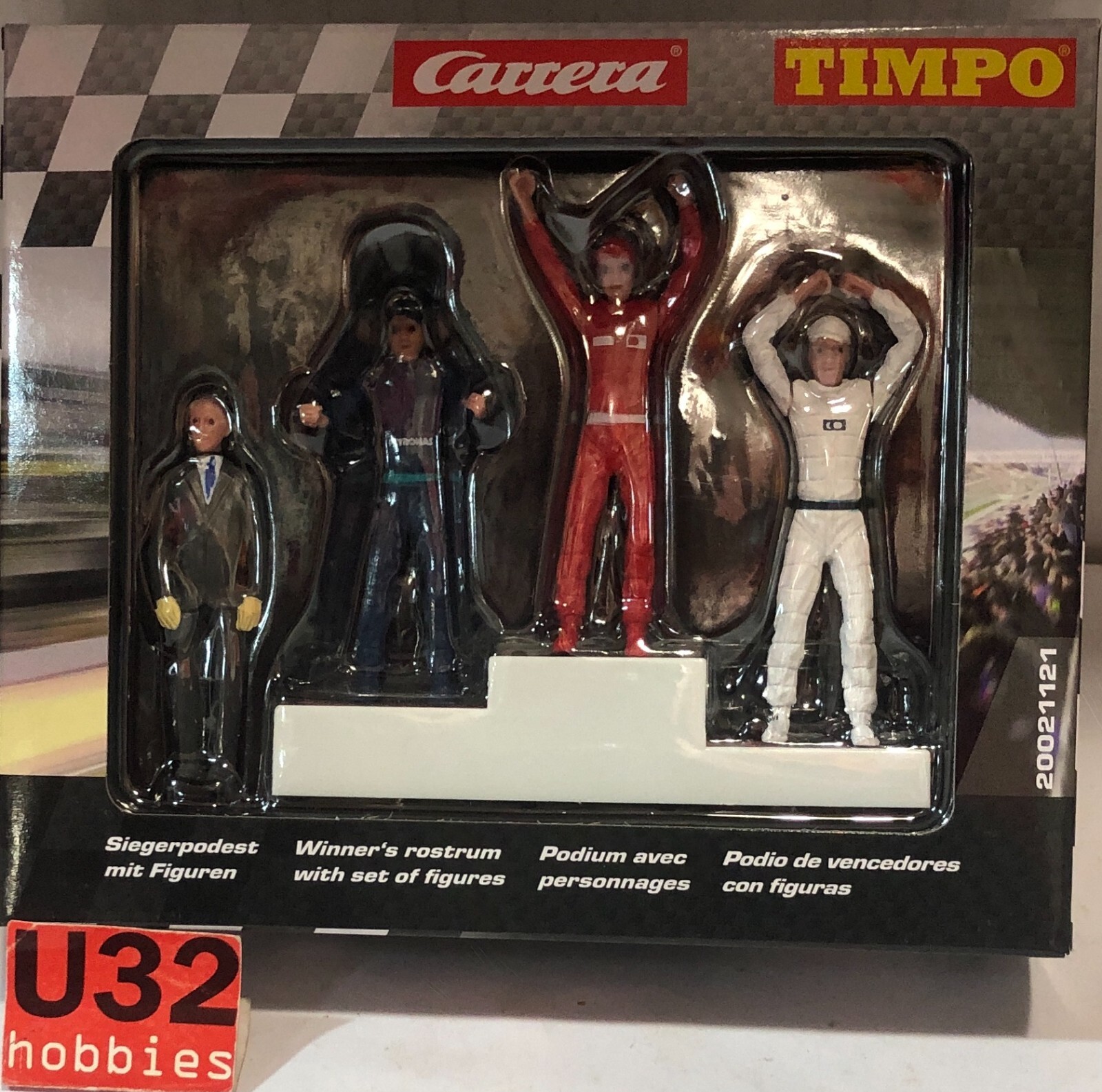 CARRERA EVOLUTION 21121 FIGURA PODIO DEI VINCITORI 3 FIGURE + PODIO
