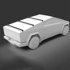 3Pcs for Tesla Cybertruck 2024 2025 Rear Roof Cargo Rail Rack Cross Bar Crossbar