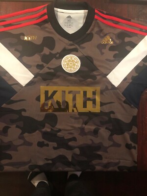 KITH X ADIDAS HOME SOCCER MATCH JERSEY RAYS(CAMO