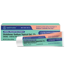 WELMATE Arthritis Pain Relief Gel – Generic Voltaren, Diclofenac 1% (150g)