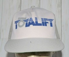 Clark Totalift Fork Lift Mesh Trucker Hat Snapback Vintage