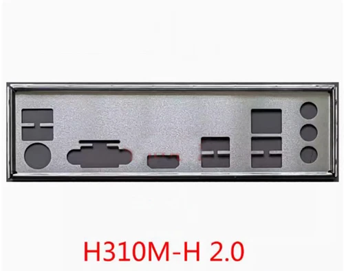 Shield I/O IO Backplate For Gigabyte H310M-H 2.0 Motherboard