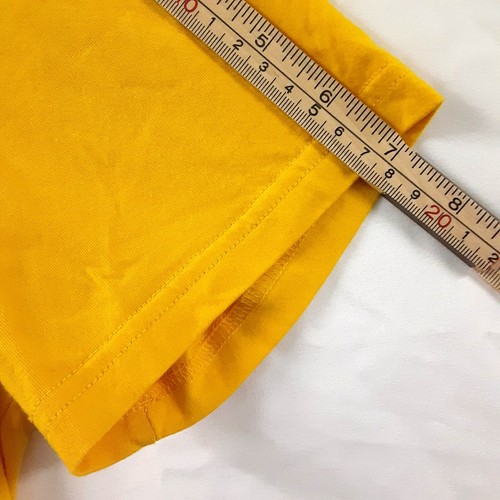 Happy/Sad you decide Youth Size MED T-Shirt Short Sleeve, Bright Yellow & Black - Picture 3 of 7