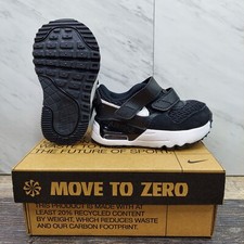 Nike Air Max System TD Shoes Black White DQ0286 001 Toddler Size 4C