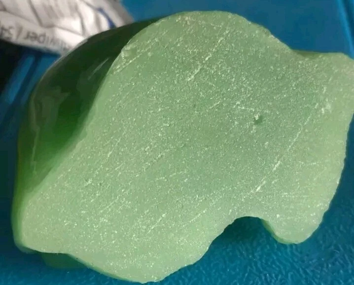 Antigua figura de Buda Riendo Jade Verde Auténtica Pequeña Foto 2 de 4