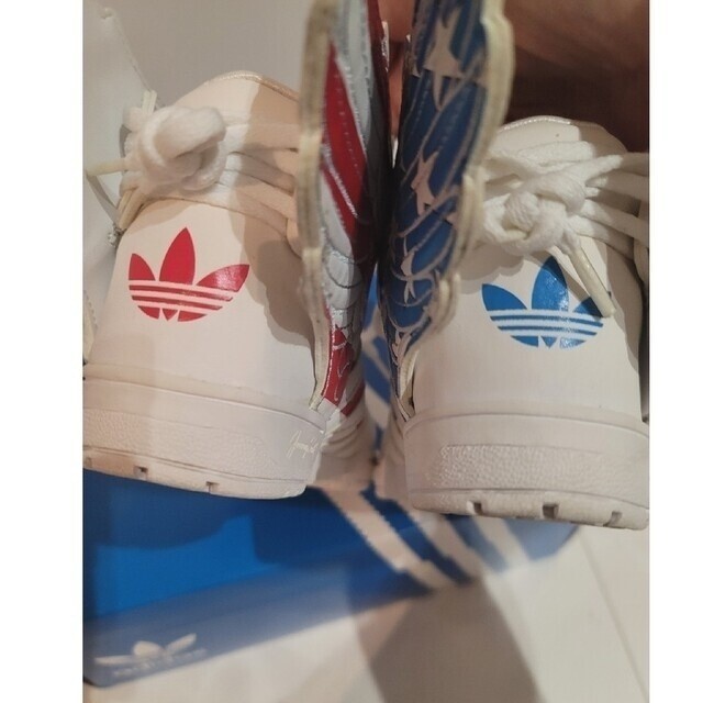 Baby Size! Adidas x Jeremy Scott Wings USA Flag Stars V24620 US7K