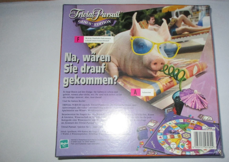 PARKER 73009 Brettspiel Trivial Pursuit™ GENUS™ EDITION NEU OVP - Bild 2 von 2