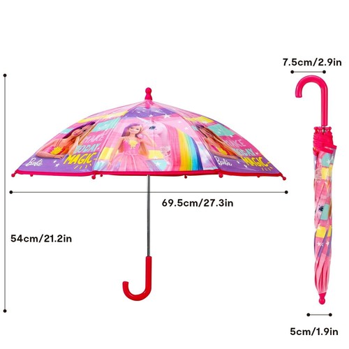 Kids Girls Boys Umbrella Disney Frozen Paddington Paw Patrol Dinosaur Spiderman - Picture 34 of 198