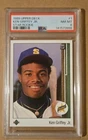 1989 UPPER DECK KEN GRIFFEY JR STAR ROOKIE RC PSA 8