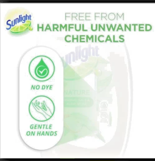 2 pcs Sunlight Dishwashing Liquid 800ml - Image 2 of 4