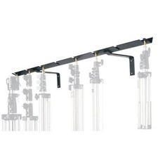Manfrotto 027 Wall Mounted Light Stand Holder Holds 8 Stands,Black