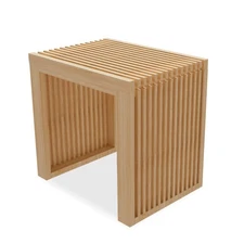 Bamboo Dining Bench Indoor Small Bench Entryway Shoe Rack Bench,Outdoor Moder...