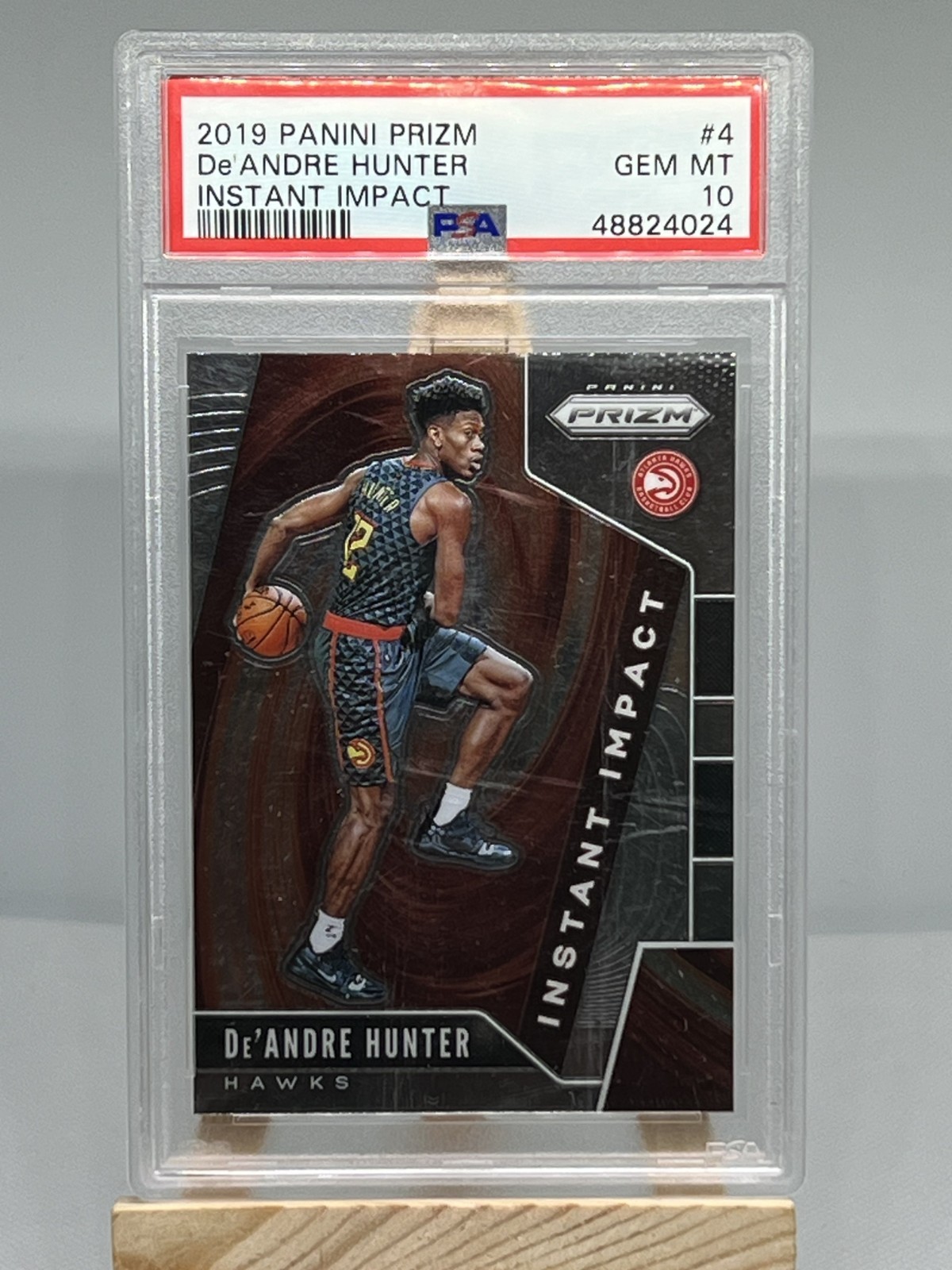 2019-20 Panini Prizm - Instant Impact De'Andre Hunter #4 Graded PSA 10 (RC)