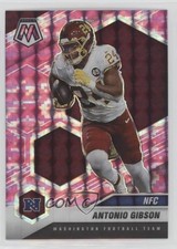 2021 Panini Mosaic Variations NFC Pink Camo Prizm Antonio Gibson #214 0nr3