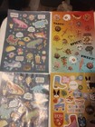 Lot Assorted Non-Sport Cartoon/Novelty Sticker Sheets Hologram/Regular English — photo 2