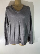 Mens M S Marks spencer Large Brown Wool Thin Knit Long Sleeve Jumper Sweater