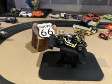 TYCO 440X2 YELLOW #7 RACIN OUTLAWS SPRINT  HO SCALE SLOT CAR
