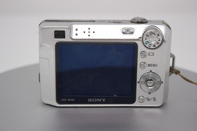 Sony Cyber-shot DSC-W100 8.1MP Digital Camera - Silver for sale