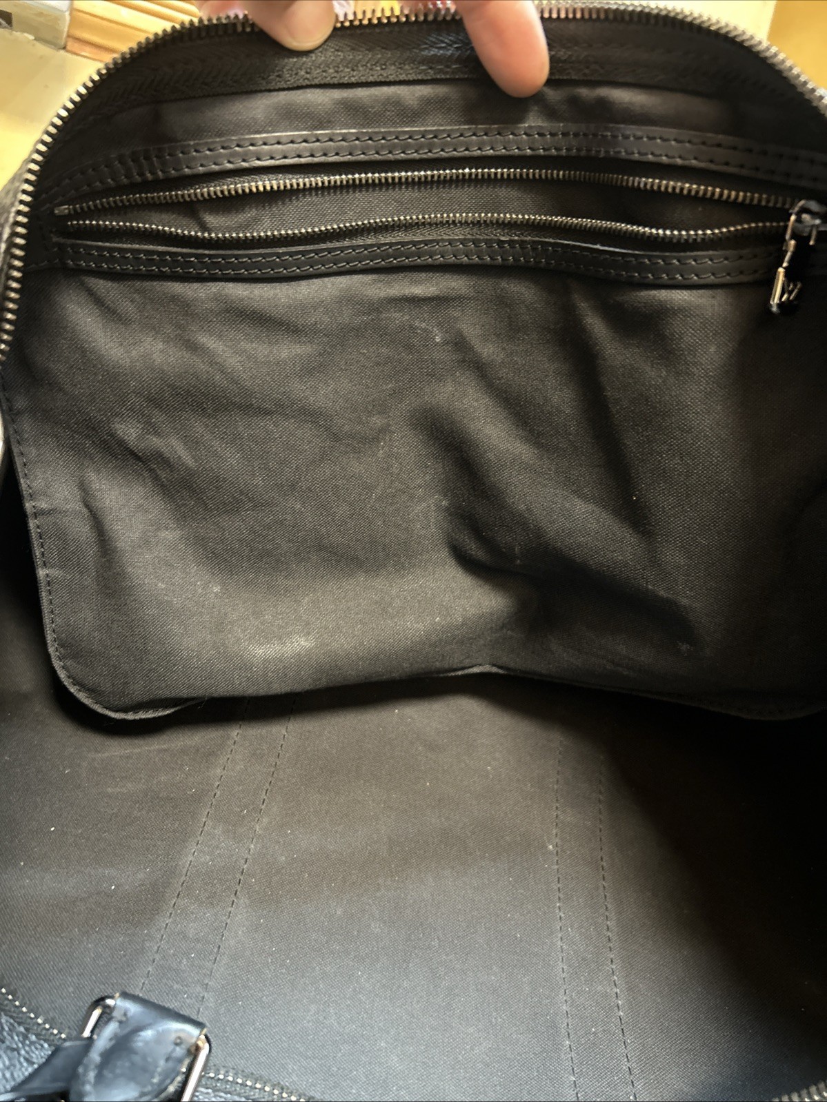 Louis Vuitton Monogram Eclipse 55 Bandouliere Bla… - image 14