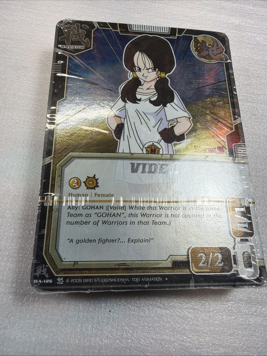 2009 Bandai Dragonball CCG Videl WA-126 Holo Foil Sealed Pack Of