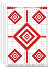 Sight in Shooting Range Paper Target, 17X25 Inch Paper Shooting Targets