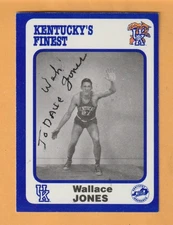Wallace Jones Kentucky Wildcats AUTO Signed 1988 Card #247 Harlan KY