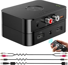 Bluetooth 6.0 Receiver for Home Stereo, Bluetooth Audio Adapter for Hifi Music S